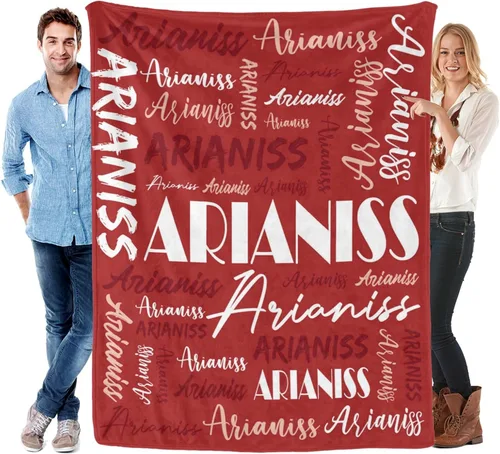 Miniatura 42 de Manta personalizada para niños y adultos, manta personalizada con nombre, manta de franela personalizada con nombre, manta personalizada con nombre