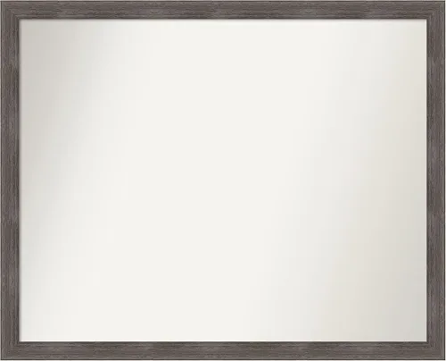 Miniatura 374 de Amanti Art Espejo personalizado, espejo de baño gris plomo a rayas, espejo de pared o espejo de tocador de baño sobre el fregadero