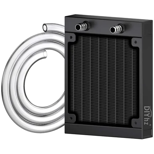 Miniatura 22 de Radiador de Refrigeración por Agua para Computadora, Intercambiador de Calor de Aluminio de 12 Tubos, Radiador de Refrigeración Líquida, Disipador