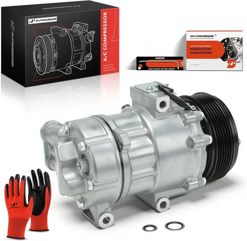 Miniatura 10 de A-Premium Compresor de aire acondicionado con embrague compatible con Pontiac Vibe 1.8L 2003-2008, estilo CVC