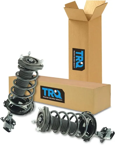 Miniatura 232 de TRQ Conjunto de Amortiguador y Resorte Delantero Cargado con Resorte Helicoidal Pre-ensamblado Compatible con Jeep Cherokee Limited AWD 14-22 Sin