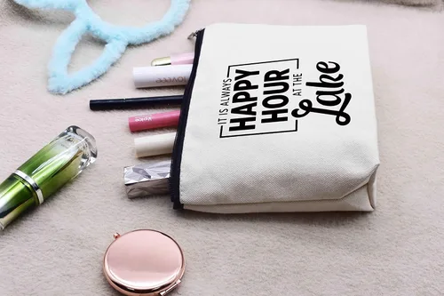 Miniatura 7 de LIBIHUA Nuevo hogar Nueva casa casa regalo de inauguración de la casa-bolsa de maquillaje bolsa de cosméticos bolsa de viaje, 45-Siempre es hora
