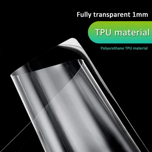 Miniatura 3 de Protector de mesa transparente de poliuretano TPU ignífugo, impermeable, antiescaldado, transparente, 45 tamaños, para mesa de comedor, escritorios