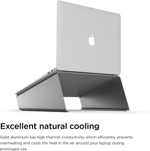 Miniatura 6 de elago L4 Stand - [Organización de escritorio] [Previene la mala postura] [Disipador de calor natural] - Para computadoras portátiles (gris oscuro)