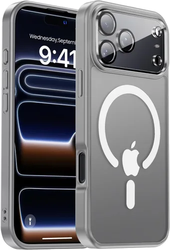 Miniatura 122 de Funda para iPhone 17 Pro Max con protector de lente de cámara [protección de grado militar de 10 pies] compatible con MagSafe a prueba de golpes