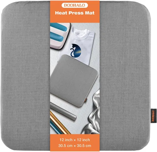 Miniatura 11 de DOOHALO Alfombrilla de prensa de calor compatible con Cricut Easy Press Craft - Alfombrilla para planchar para máquina de prensa de calor