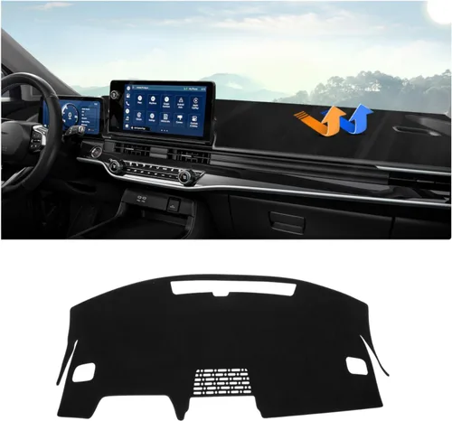 Miniatura 44 de Autorder - Tapete para salpicadero para 2007-2013 Chevy Chevrolet Silverado/GMC Sierra con dos guanteras, accesorios, cubierta de salpicadero