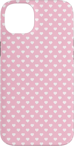 Miniatura 14 de Funda para iPhone 11 Pro Max con diseño de corazones, color rosa claro, blanco y rosa claro para mujeres y niñas