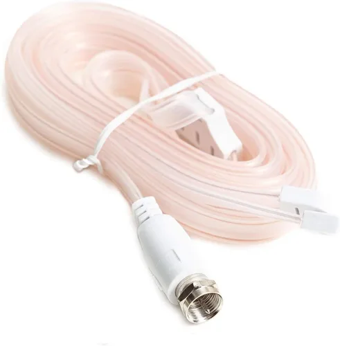 Antena FM Coaxial Interior Tipo F Macho Reemplazo Del Conector Para Yamaha JVC Sony Bose Sonido Natural Receptor Estéreo