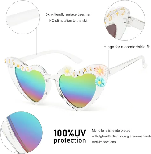 Miniatura 4 de KENBO Gafas de sol para niñas con protección UV para niños pequeños