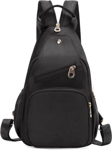 Miniatura 5 de EVANCARY Bolso bandolera pequeño para mujer, resistente al agua, mini mochila cruzada con bolsillo antirrobo, bolsa de hombro convertible