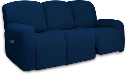 Miniatura 155 de PureFit - Funda superelástica con bolsillo p/protección de sofá/sillón - Suave cubierta de elastano antideslizante, lavable, c/base elástica, apta