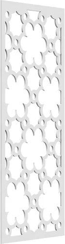 Miniatura 123 de Ekena Millwork WALW14X35X0250STGRO Southgate - Paneles de pared decorativos de madera con calado, 13 3/8 pulgadas de ancho x 34 3/8 pulgadas de rojo
