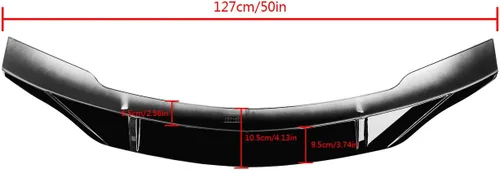 Miniatura 5 de NINTE Alerón trasero W204 para 2008-2014 Mercedes Benz W204 C250 C300 C63 ABS Negro brillante pintado alerón trasero 2009 2010 2011 2012 2013