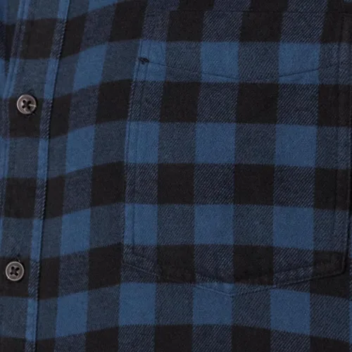 Miniatura 7 de Tienda Essentials - Camisa de franela para hombre de ajuste delgado y manga larga