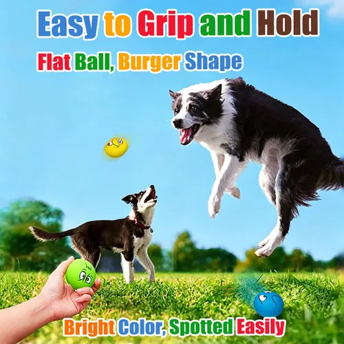 Miniatura 8 de HOLYSTEED Juguetes chirriantes de látex para perros, juguetes suaves de goma para perros pequeños, juguete chirriante, juguete de bolas de juego