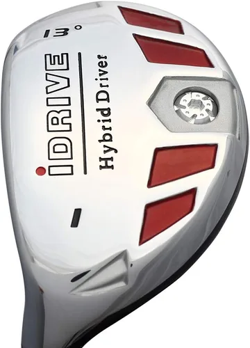 Miniatura 2 de #1 iDrive 13° Driving One Iron Wood Hybrid Driver zurdo Premium Ultra Perdonador Lady L Flex Grafito Shaft Tour Velvet Grip