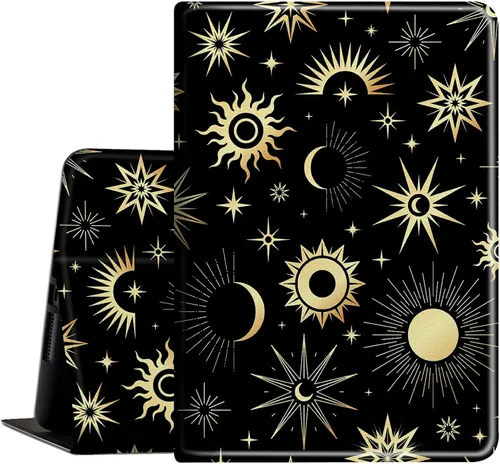 Miniatura 10 de Funda para tablet Kindle Fire HD 8 y 8 Plus (12ª generación 2022), funda delgada de piel sintética con función de encendido automático para tableta