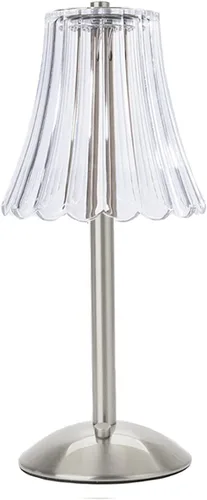 Miniatura 6 de HEQET Lámparas de mesa inalámbricas para el hogar, mesa, comedor, lámparas recargables doradas, lámpara de mesa LED de latón portátil