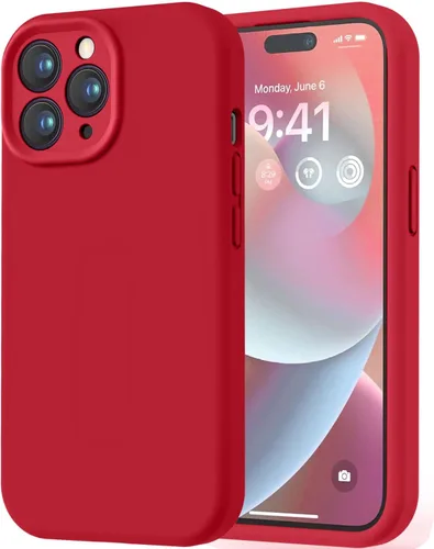 Miniatura 216 de LOVE 3000 Compatible con Funda para iPhone 15, [Cámara de Cobertura Completa de Silicona Suave] [Protección contra Caídas de 8 pies], Forro de Negro