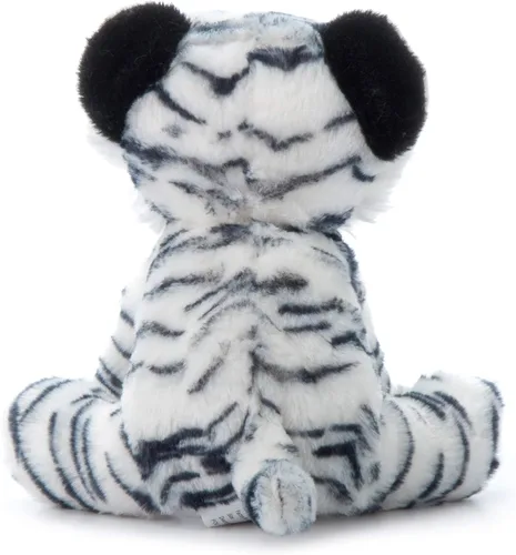 Miniatura 4 de The Petting Zoo Peluche de tigre, regalos para niños, animales salvajes del zoológico Onez, juguete de peluche de tigre blanco de 9 pulgadas