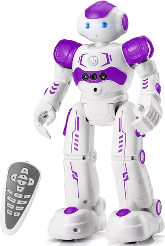 Miniatura 13 de KingsDragon - Robot RC, juguetes para niños, gestos y detección programable, robot inteligente a control remoto para niños de 3 a 8 años, regalo