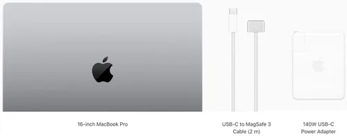 Miniatura 3 de Apple MacBook Pro 2021 (16 pulgadas, chip M1 Pro con CPU de 10 núcleos y GPU de 16 núcleos, 16 GB de RAM, 1 TB SSD), color plateado
