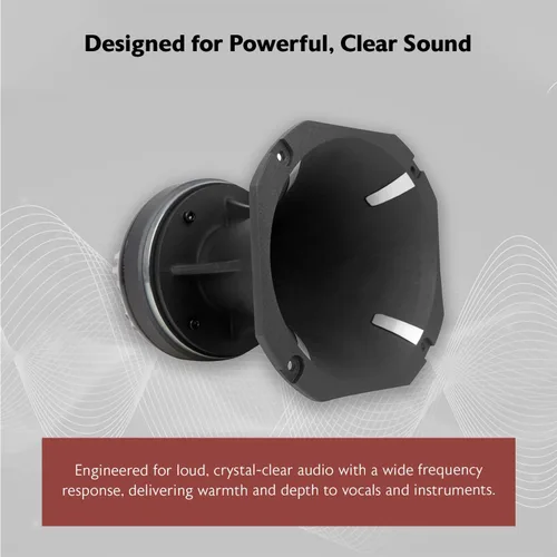 Miniatura 4 de Rockville HT120 2 "360w coche/pro aluminio cuerno titanio tweeter w/2" bobina de voz