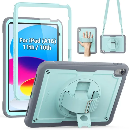 Miniatura 11 de SEYMAC Funda protectora a prueba de golpes para iPad Air de 11 pulgadas M4, M3, M2 (2026/2025/2024), funda protectora a prueba de golpes