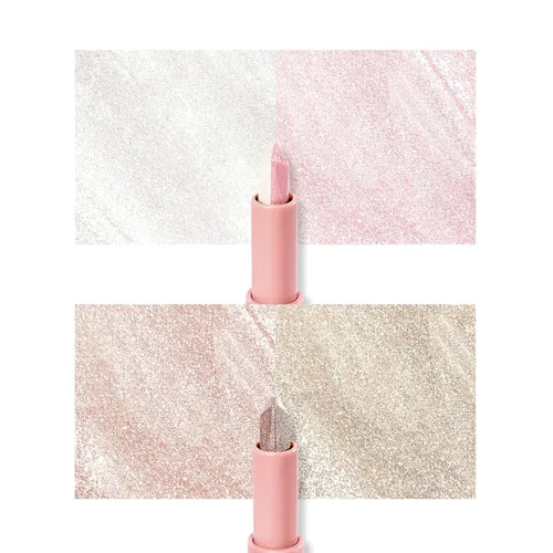 Miniatura 3 de 2 unids/set mate crema nude doble colores sombra lápiz de ojos, brillo degradado alto pigmento sombra de ojos maquillaje de larga duración