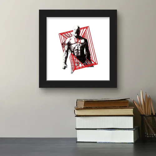 Miniatura 4 de Trends International Gallery Pops Marvel Comics Daredevil - Póster geométrico de tinta de diablo, arte de pared, 12.00 x 12.00 pulgadas, versión