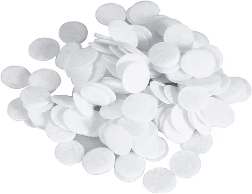100 filtros de algodón, filtro de repuesto de algodón, filtro de esponja de 7 diámetros diferentes para varios tipos de máquina de belleza, máquina
