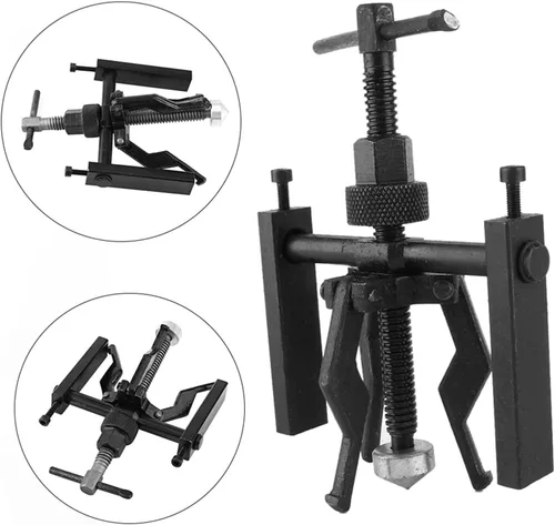 Miniatura 6 de Extractor de rodamientos interiores de 3 mandíbulas, juego de herramientas extractoras de engranajes internos de servicio pesado para quitar