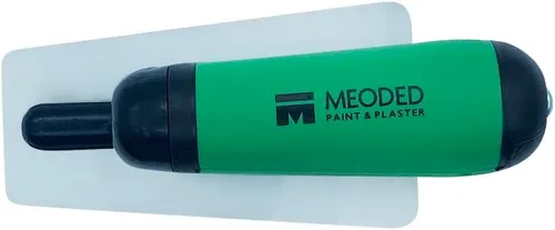Miniatura 3 de Paleta de yeso de acero inoxidable, (5.5x2 pulgadas) paleta de yeso veneciano, herramienta de yeso, mini 1.575x3.150x5.512 in, Meoded Paint & Plaster