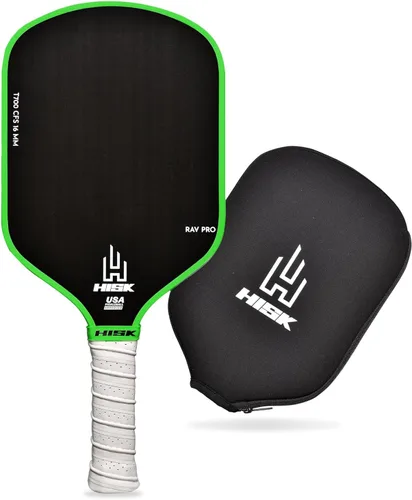 Miniatura 10 de RAV PRO Paleta de Pickleball - Ultimate HIGH END de 16mm Fibra de Carbono Cruda Toray T700 Japonesa con Excelente Textura de Rugosidad GRIT, Curva