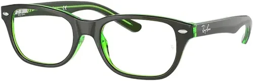 Ray-Ban Junior RY1555 - Lentes graduados cuadrados para niños y niñas + paquete con kit de diseño iWear