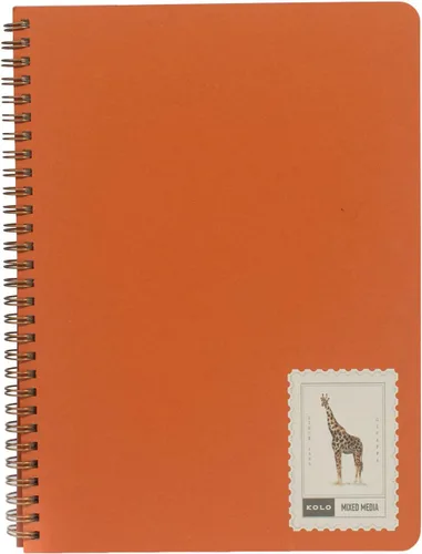 Miniatura 7 de Kolo - Libro multimedia mixto de 5.5 x 8.5 pulgadas, encuadernado en espiral, 184 libras/300 gsm, ideal para medios húmedos y secos