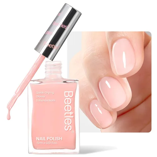 Miniatura 8 de Beetles Esmalte de uñas – Esmalte de uñas de dedos rojos de secado rápido (0.5 onzas líquidas), no necesita lámpara UV, esmalte de uñas, manicura