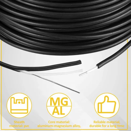 Miniatura 2 de Kanayu Cable eléctrico para valla de doble aislamiento, cable duro subterráneo de doble aislamiento, cable de núcleo de valla eléctrica subterránea