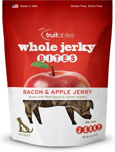 Miniatura 12 de Fruitables Golosinas para perros – Bocadillos enteros – Bisonte a la parrilla y golosinas para perros – Golosinas saludables para perros – 5 onzas