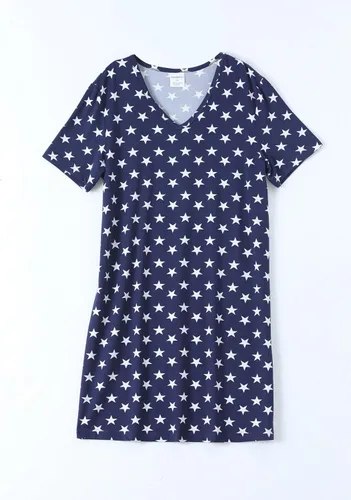 Miniatura 3 de CONOMAX Paquete de 3 camisones suaves para mujer, camisón de manga corta para dormir, ropa de dormir