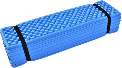 Almohadillas de espuma para dormir, colchón plegable de espuma de célula cerrada, impermeable para dormir al aire libre para mochileros y senderismo