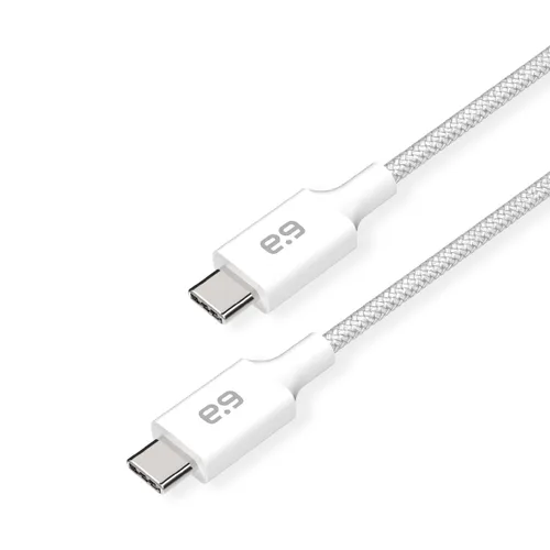 Miniatura 4 de PureGear Cable trenzado USB-C a C (4 pies), cable de carga de alimentación para iPhone Air, 17, 17Pro, 17ProMax, 16, 15, MacBook, iPad Pro 2020
