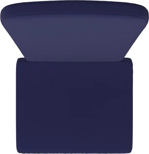 Miniatura 9 de BizChair Juego de 2 cojines para sillas Adirondack, cojines de tela azul, acolchados de 2 pulgadas de grosor, para interiores y exteriores, cojines
