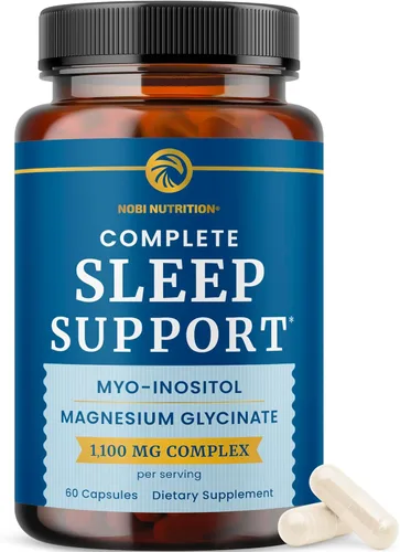 Miniatura 16 de Magnesio Zinc y Vitamina D3 Complejo de 260MG Citrato Mag de alta absorción, glicinato y malato Soporte para la salud muscular, función