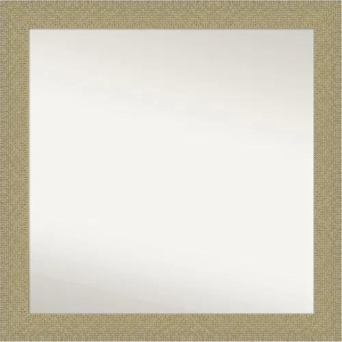 Miniatura 13 de Amanti Art Espejo de pared dorado de 28 x 22 pulgadas, espejo de baño rectangular dorado para decoración de pared de sala de estar, marco casual