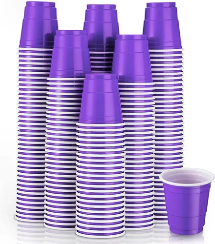 Miniatura 9 de 200 vasos de plástico de 2 onzas para degustación de vino, whisky, alimentos, graduación, boda, baby shower, fiesta, beber, suministros de sabor