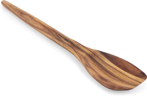 Miniatura 9 de Ironwood Gourmet Cuchara ranurada de madera de acacia, 12