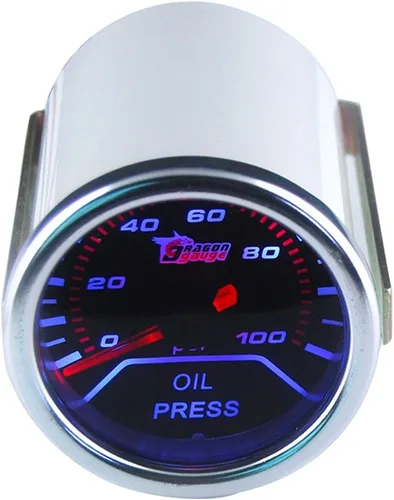 Miniatura 15 de Puntero de motor de auto E Support, calibrador con barras indicadoras de aumento y lentes grises, de 2 pulgadas, Tacho Gauge