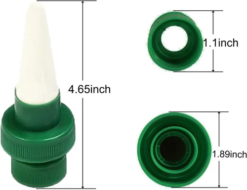 Miniatura 4 de Greatstar - Regadera de plantas de cerámica para vacaciones, sistema automático de estacas de riego de flores y goteo para uso en interiores y 8 Pzas